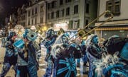 Morgen Samstag ist wieder Nachtumzug in Gossau. Diesmal mit 17 Guggenmusiken. (Bild: Michel Canonica (1. Februar 2012))