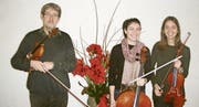 Das Ad-hoc-Streichtrio spielt kommenden Sonntag, 4. Februar, in der evangelischen Kirche auf. (Bild: PD)