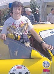 Armin Buschor am 1. Historischen Bergsprint vor drei Jahren.