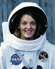 Nasa-Signet als Täuschung: Barbara Burtscher im November 2009. (Bild: Urs Bucher)