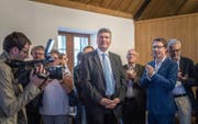 Die CSP hält trotz Kritik aus den eigenen Reihen zu Boris Tschirky (Bildmitte). (Bild: Michel Canonica (24. September 2017))