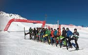 Ob die Herren der Fitness-Riege auch so perfekt Ski gefahren sind, wie sie in der Reihe stehen? (Bild: PD)