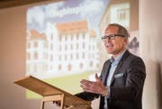 Präsentierte seine Visionen für die Region: Thomas Kirchhofer, Direktor von St. Gallen-Bodensee Tourismus. (Bild: Hanspeter Schiess)