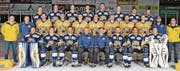 Das Fanionteam des SC Rheintal vor der Saison 2016/17 (hinten von links): Moritz Pilgram (Stürmer/21-jährig), Dario Bärtsch (S/26), Sebastian Vonbun (Verteidiger/22), Marco Berweger (V/23), Janick Diener (V/29), Tino Sutter (S/26), Luca Binder (V/22), Pascal Knöpfel (S/29). Mitte: Michael Knobelspiess (Physiotherapeut), Fabian von Allmen (TK-/Sportchef), Haris Sabanovic (V/22), Pascal Obrist (S/20), Nicolas Paul (V/23), Adrian Ströhle (S/27), Sandro Bartholet (S/20), Dominik Schawalder (S/23), Dominic Pfeiffer (S/26), Daniel Landolt (Teamchef), Nico Sutter (Betreuer). Vorne: Fabian Lütscher (Torhüter/25), Yves Breitenmoser (S/26), Damian Holenstein (S/28), Roger Nater (Trainer), Adrian Heule (Co-Trainer), Sascha Moser (S/33/Captain), Manuel Liechti (V/37), Fabio Jüstrich (Torhüter/17). Es fehlen: Stefan Strebel (S/37), Thomas Ammann (V/35), Johannes Keel (Teamarzt). (Bild: pd)