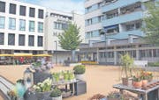 Anders als in St. Margrethen darf der Islamische Zentralrat in Heerbrugg einen Stand betreiben – am Samstag, 24. Mai, vor der Post. (Bild: Gert Bruderer)