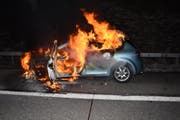 Ein technischer Defekt löste wohl den Brand aus. (Bild: Kapo SG)
