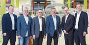 Die verjüngte Spitze der K+D (von links): Velibor Dragosav, René Koller, Verwaltungsratspräsident und Alleinaktionär Stefan Kuhn, Ruedi Kobelt, Ivo Kassel und Markus Naegeli. (Bild: PD)
