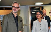 Viel Lob ernteten die Herausgeber Joshua Loher und Sarah Peter Vogt aus Balgach. (Bild: René Jann)