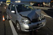 Einer der Unfallwagen. (Bild: Kapo SG)