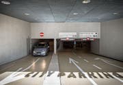 Die Tiefgarage unter der Fachhochschule ist das zuletzt realisierte Projekt der Cityparking AG. (Bild: Urs Bucher (28. Mai 2015))
