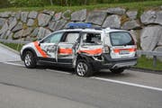 Beim Unfall wurden zwei Personen verletzt. (Bild: Kapo TG)