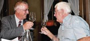 Verwaltungsratspräsident Jacques Sinz (l.) und Projektleiter Josef Sonderegger blicken der bevorstehenden Sanierung mit grosser Zuversicht entgegen. (Bild: j)