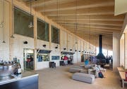 Guten Bauen Ostschweiz. Erweiterung und Neubau Bergstation und Restaurant Chäserrugg der renommierten Basler Architekten Herzog und de Meuron. Das Gipfelrestaurant ist ein Holzbau. (Bild: Hanspeter Schiess)