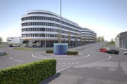 Visualisierung des Projekts Goldäcker in Frauenfeld. (Bild: PD)