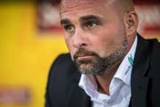 Sein Team dürfe sich nicht von der Tabelle blenden lassen, sagt FCSG-Trainer Giorgio Contini. (Bild: Benjamin Manser)
