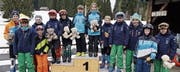Kategoriensiegerinnen und -sieger mit ihren gewonnenen Plüschbären. (Bild: PD)
