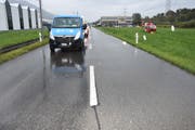 Die Velofahrerin musste von der Rega ins Spital geflogen werden. (Bild: Kapo)