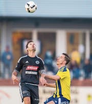 Der FC Herisau (hier im Spiel gegen Steinach) unterlag dem FC Arbon. (Bild: APZ)