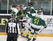 Lange hatten die Thurgauer Spieler gestern nichts zu jubeln. Dann machten sie aus einem 2:5 ein 6:5. (Bild: Mario Gaccioli)