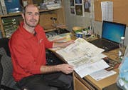In sein Büro «unter Tage» geht René Frick während der Olma fast nur, um Informationen zu holen.