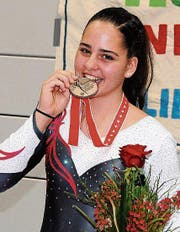 Selina Carigiet erreichte mit einem Total von 38.10 Punkten den zweiten Rang. (Bild: PD)