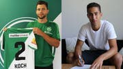 Spielen künftig in grün-weiss: Philippe Koch (links) und Nassim Ben Kalifa. (Bild: pd)