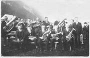 Die Bürgermusik Wildhaus wie sie sich im Jahre 1925 ablichten liess. (Bild: PD)