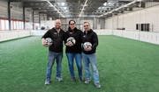 Das Team (von links): Robert Niederer, Sheila Traber und Christian Cutri (Bild: ck)