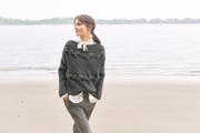 Anschmiegsamer Pullover mit Zopfmuster von Lana Grossa.