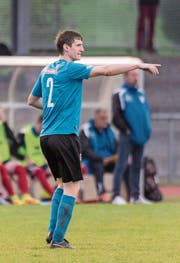 Robin Jung spielt als linker Aussenverteidiger für den FC Rorschach-Goldach. (Bild: Hanspeter Schiess)
