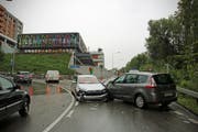 Verletzt wurde bei der Kollision niemand. (Bild: Stapo SG)