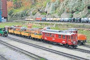 Der Modellbahn-Betrieb wird auf drei verschiedenen Anlagen gezeigt. (Bild: pd)