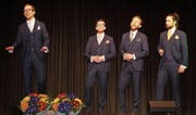 Alltägliches witzig und unkonventionell erzählt und musikalisch präsentiert: die A-cappella-Formation A la Quarte. (Bild: Andrea Häusler)