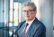 Geht in Pension: Fredi Widmer lässt das Wittenbacher Gemeindepräsidium nach sieben Jahren hinter sich. (Bild: Urs Jaudas)