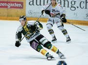 Zweites Tor im zweiten Spiel: Simon Kindschi, der erst letzte Woche leihweise zum HCT stiess, erzielte die 1:0-Führung. (Bild: MARIO GACCIOLI)