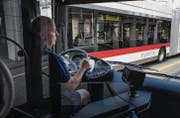 Die Verkehrsbetriebe St. Gallen blicken auf ein erfolgreiches Jahr zurück, trotz sinkender Zahl an Fahrgästen. (Bild: Michel Canonica)