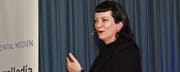 Suzanne Grieger-Langer passt zwar ins Bild der extrovertierten Fernseh-Kriminalistin. Sie arbeitet aber im Dienste der Wirtschaft. (Bilder: Monika von der Linden)