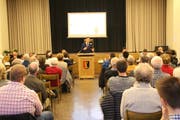An der Bürgerversammlung von Lichtensteig nahmen 123 oder rund zehn Prozent der 1242 Stimmberechtigten teil. (Bild: Martin Knoepfel)