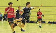 Der HC Rheintal ist in Fahrt: Pascal Wild gelangen sieben Tore, seinem Bruder Janik, der ebenfalls auf einer Aussenposition spielte, deren fünf. (Bild: Ulrike Huber)