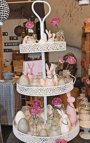 In der Ausstellung findet man Ideen für Frühlings- und Osterdeko.