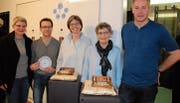 Das Team hinter dem «Zwingli Code» (von links): Sabine Kutzelmann, Thomas Boos, Beatrice Straub, Symela Müller-Mystakidis und Michael Burtscher. (Bild: Noëlle Lee)