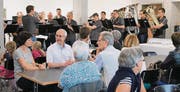 Die Musikgesellschaft Bichwil-Oberuzwil umrahmte die Einweihungsfeier im neuen Aufenthaltsraum.