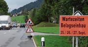 Noch ein wenig Geduld ist gefordert. Doch schon bald sind die langjährigen Bauarbeiten auf der Zufahrt vom Rheintal ins Obertoggenburg Geschichte. (Bild: Hanspeter Thurnherr)