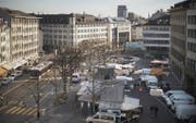 Das Stimmvolk hat 2011 und 2015 die Neugestaltung von Marktplatz, Bohl und Blumenmarkt abgelehnt. (Bild: Benjamin Manser (7. März 2015))