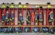 Die Feuerwehr Gaiserwald löscht nicht nur Brände. (Bild: Benjamin Manser (3. Mai 2016))