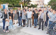 Speziell: In St. Margrethen trafen sich alle Parteien in der Pizzeria Il Fiore zur Wahlfeier. (Bild: Susi Miara)
