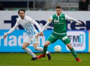 Zwei Tore gegen Basel: Cedric Itten (rechts) ist definitiv beim FC St.Gallen angekommen. (Bild: Keystone)