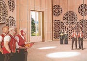 Blick ins Innere des geplanten und nun abgelehnten Klanghauses Toggenburg. (Bild: Visualisierung: pd)