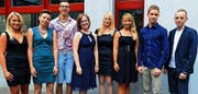 Neue Hochbauzeichner: Die Rheintaler Absolventen haben ihren Fähigkeitsausweis in Buchs erhalten. (Bild: Hansruedi Rohrer)