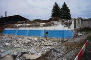 Die Maillart-Filterhalle am Boden. (Bild: René Hornung)
